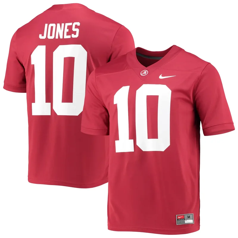 Jermaine Burton Alabama Crimson Tide Player Jersey - Crimson - Image 5