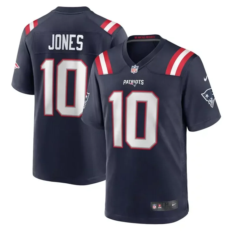 Randy Moss New England Patriots 2007 Split Legacy Jersey Navy/Red - Image 5