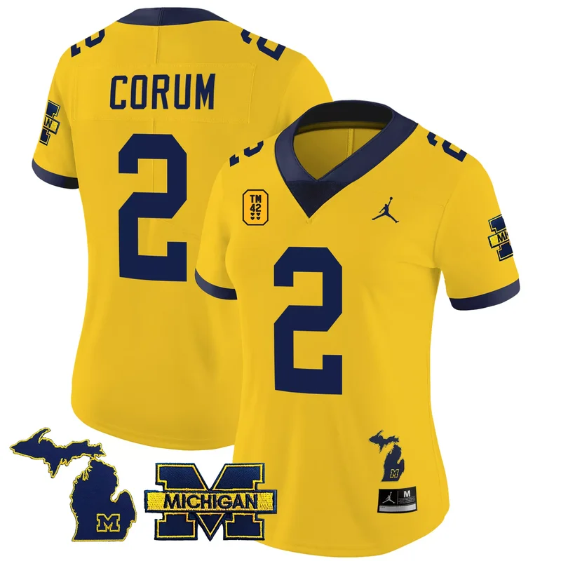 Alternate Roman Wilson michigan wolverines 2024 jersey all stitched - Image 3