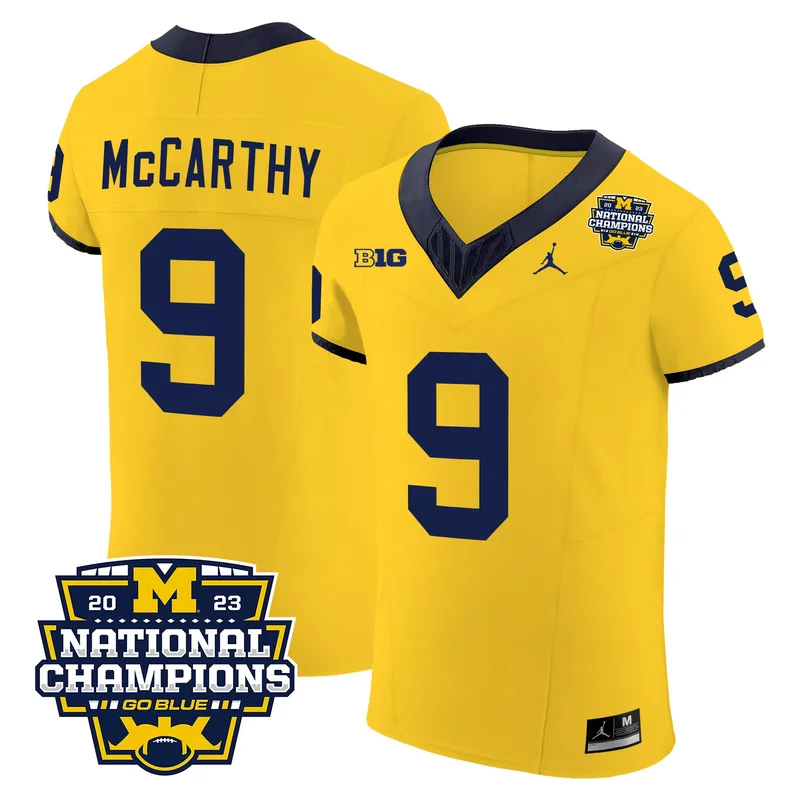 Blake Corum michigan wolverines split jersey all stitched - Image 5