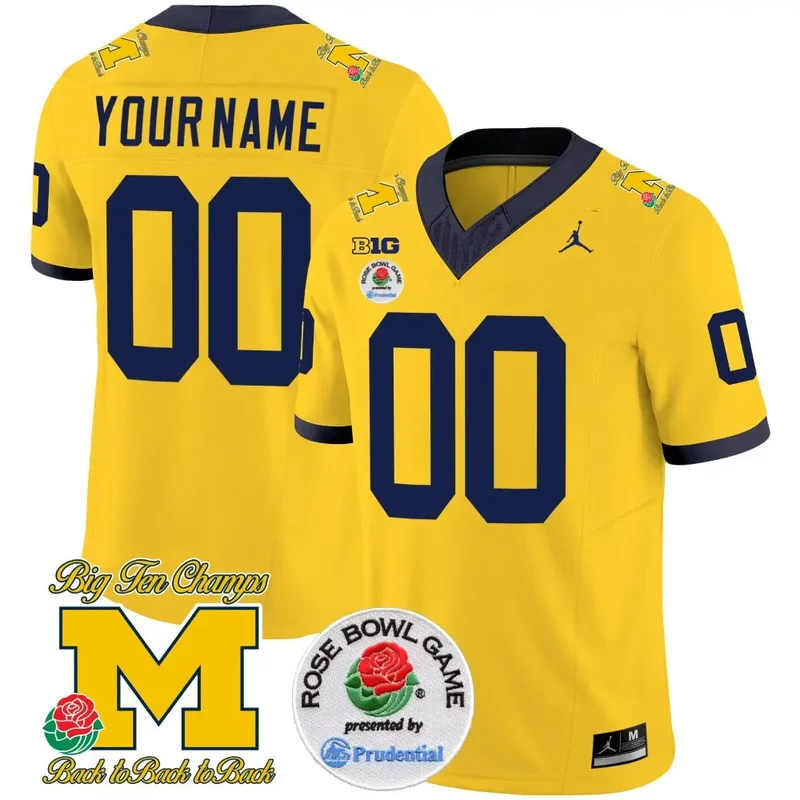 Maize Mike Sainristil michigan wolverines jersey all stitched - Image 2