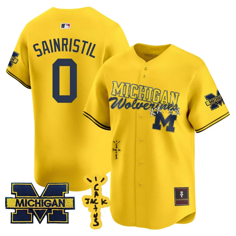 Alternate michigan wolverines 2024 vapor Gold custom jersey all stitched - Image 5
