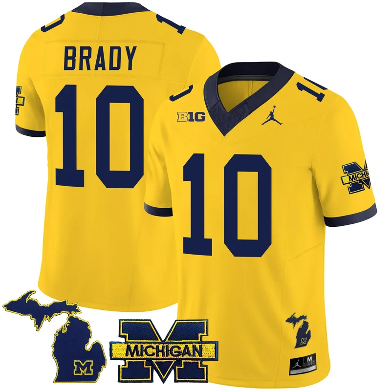 Maize Roman Wilson michigan wolverines 2023 special jersey all stitched - Image 3
