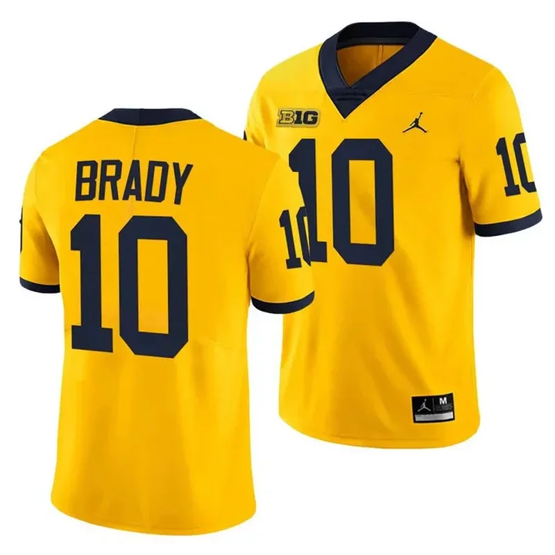 Black michigan wolverines 2024 vapor Gold custom jersey all stitched - Image 4