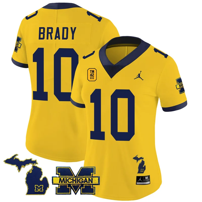 Maize michigan wolverines 2023 special custom jersey all stitched - Image 2