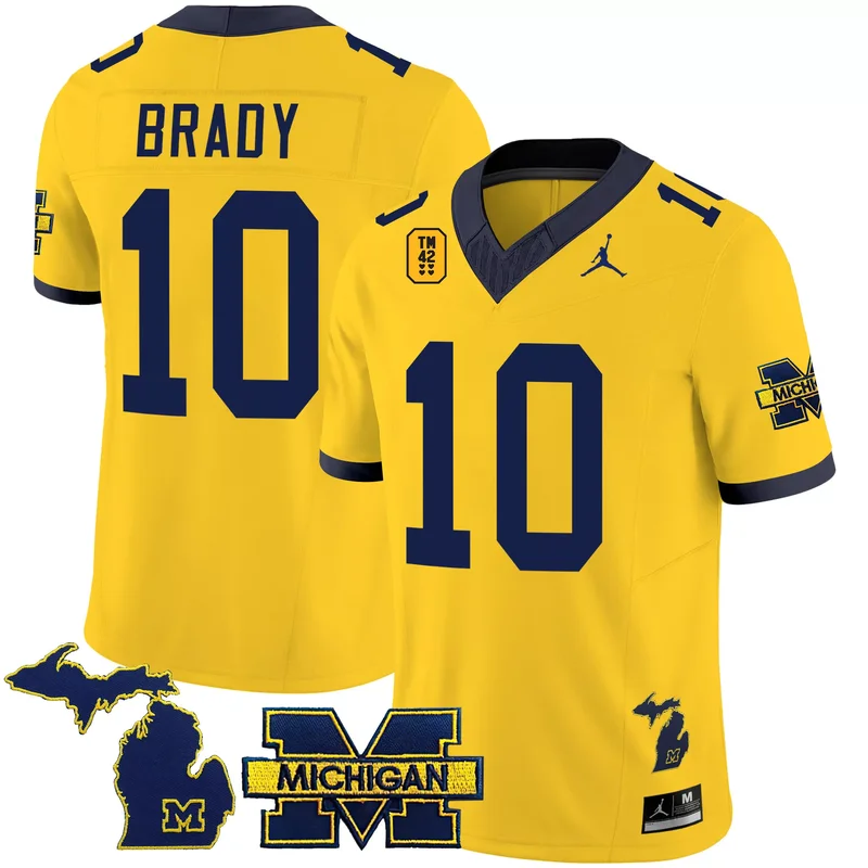 Maize michigan wolverines 2023 special custom jersey all stitched - Image 3