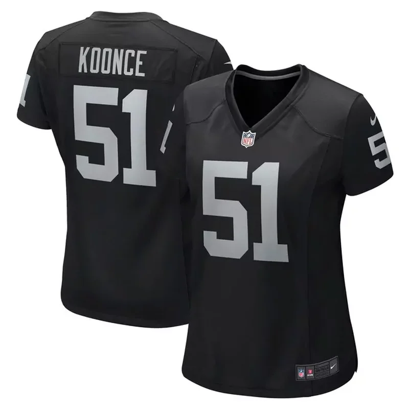 Malcolm Koonce Las Vegas Raiders Womens Game Jersey Black
