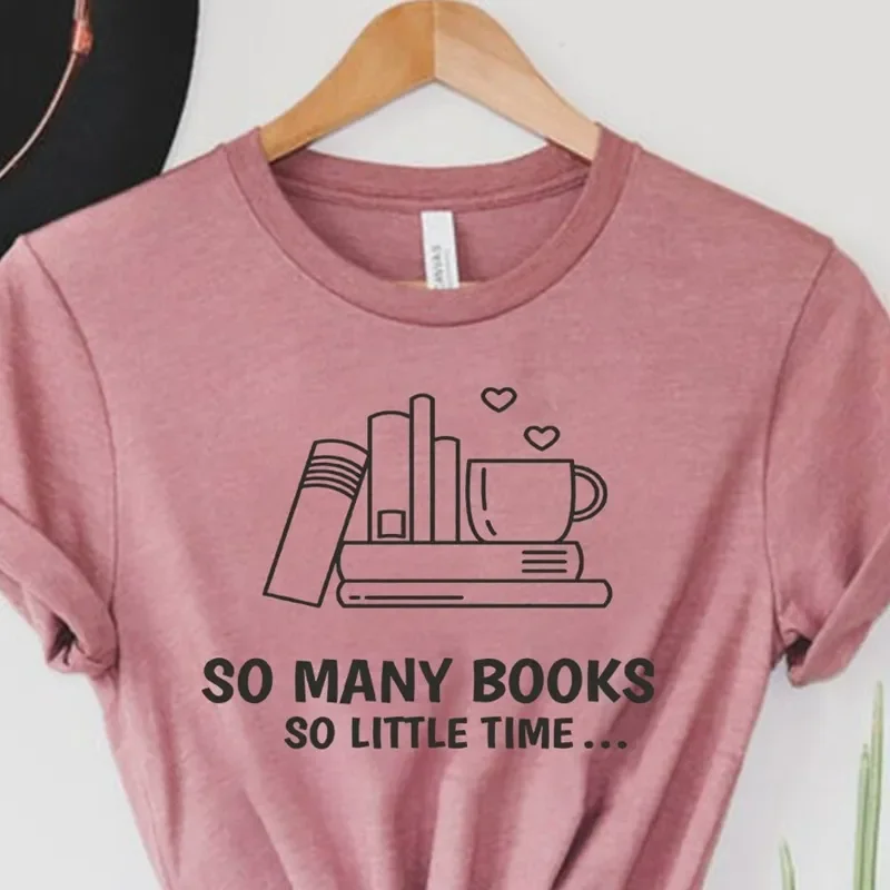 Many Books Book Lover Librarian Reading T-Shirt Hoodie Sweater Bookworm Gift For Read