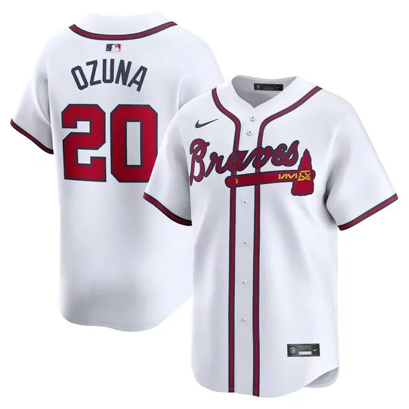 Austin Riley Atlanta Braves Home Player Jersey White - Image 3