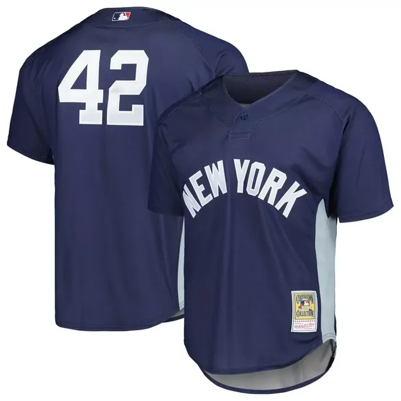 Mariano Rivera New York Yankees Cooperstown Collection 2009 Batting Practice Jersey Navy