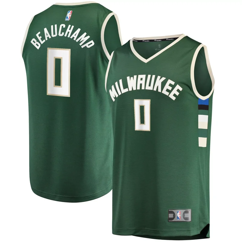 Oscar Robertson Milwaukee Bucks 1996-97 Hardwood Classics NBA 75th Anniversary Diamond Jersey - Green - Image 3