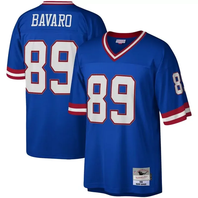 Michael Strahan New York Giants Game Retired Player Jersey Royal - Image 3