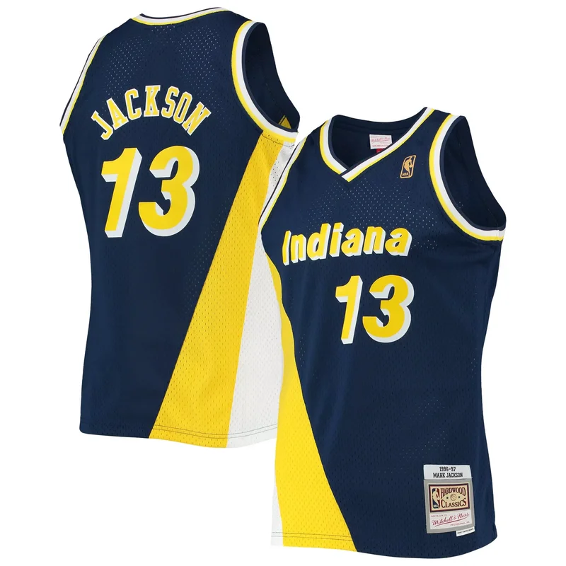 Mark Jackson Indiana Pacers 1996-97 Hardwood Classics Jersey - Navy NBA