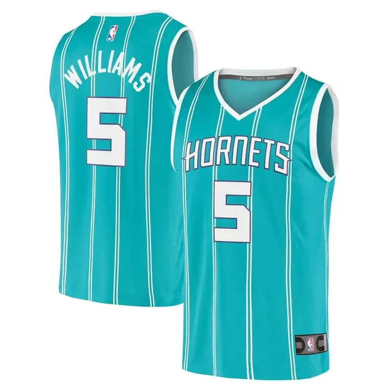 Mark Williams Charlotte Hornets Fast Break Player Jersey Icon Edition Teal