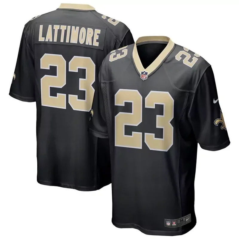 Marshon Lattimore New Orleans Saints Game Jersey Black