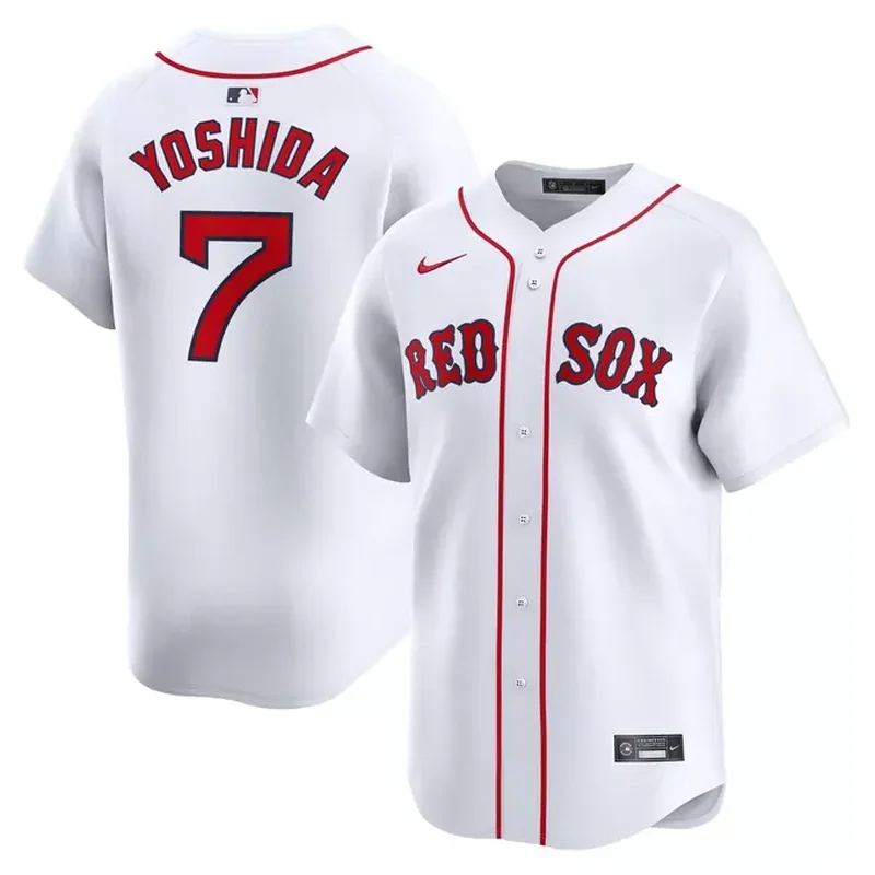 David Ortiz Boston Red Sox Home Jersey – White - Image 3