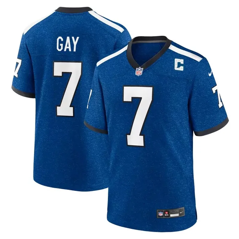 Nick Cross Indianapolis Colts Player Game Jersey Royal - Image 5