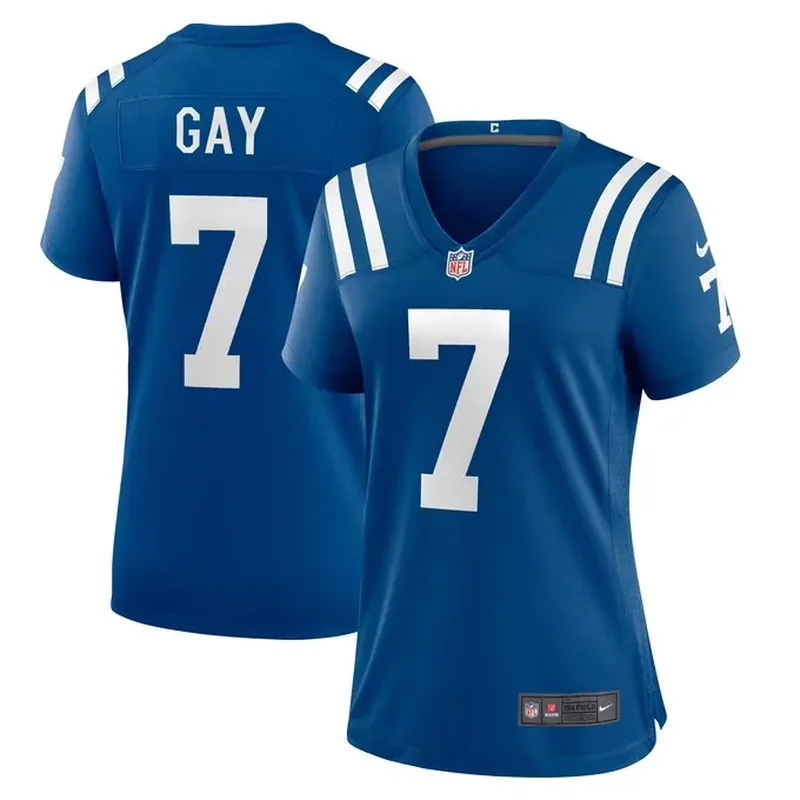 Matt Gay Indianapolis Colts Game Player Jersey Royal - Image 5