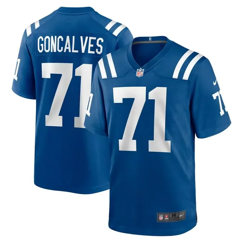 Matt Goncalves Indianapolis Colts Game Jersey Royal