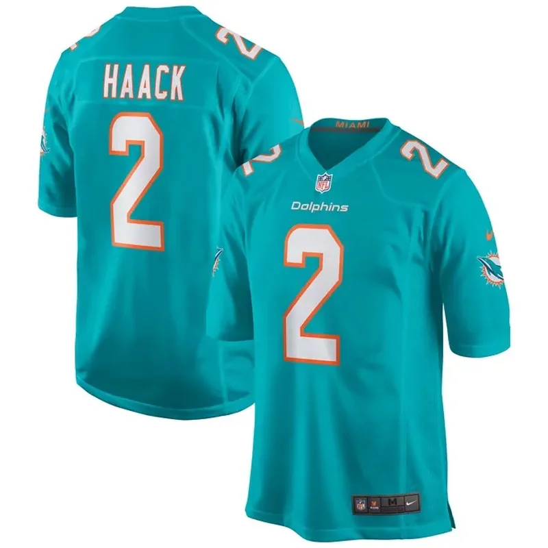 Mark Duper Miami Dolphins Retired Player Jersey Aqua - Image 3