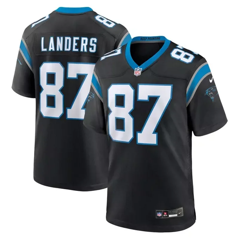 Damiere Byrd Carolina Panthers Game Player Jersey Black - Image 3