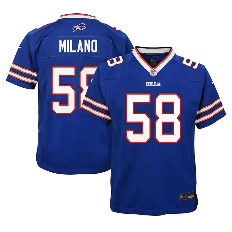 Buffalo Bills Vapor Elite Custom Jersey Royal - Image 5