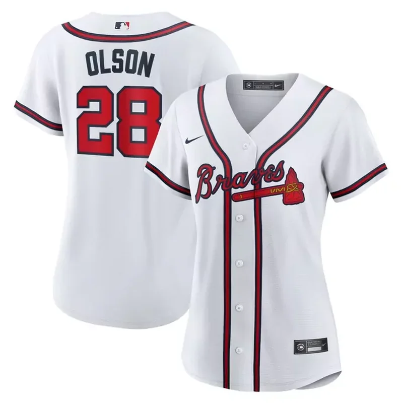 Atlanta Braves 2023 City Connect Jersey White - Image 4