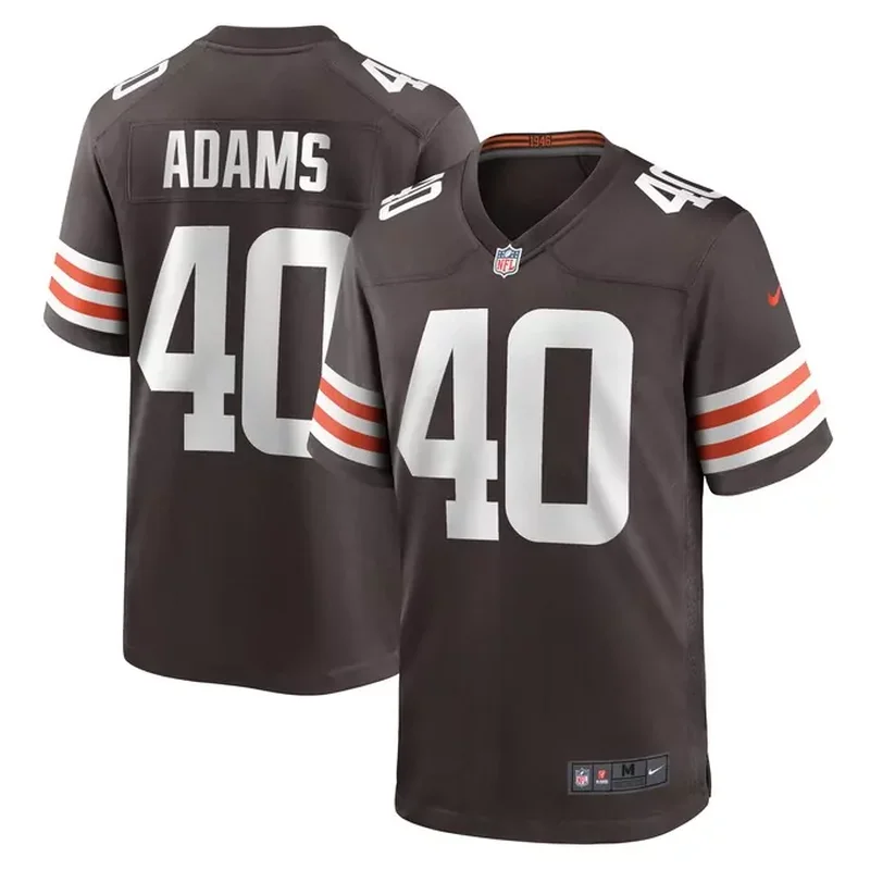 Vincent Gray Cleveland Browns Team Game Jersey Brown - Image 3
