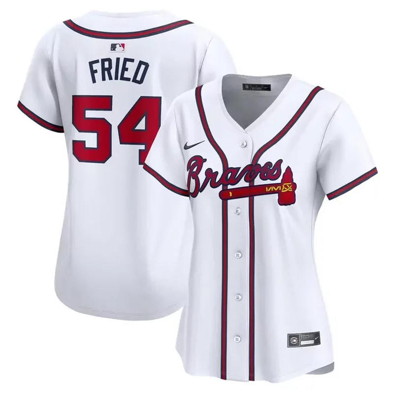 Chris Sale Atlanta Braves Home Player Jersey White - Image 3