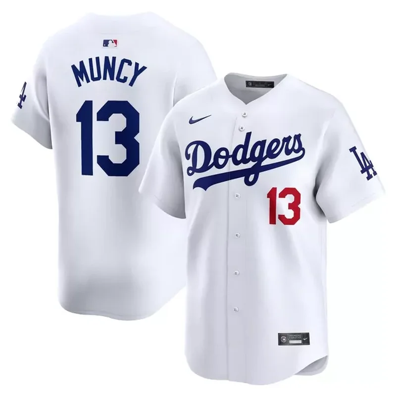 Max Muncy Los Angeles Dodgers Home Player Jersey White