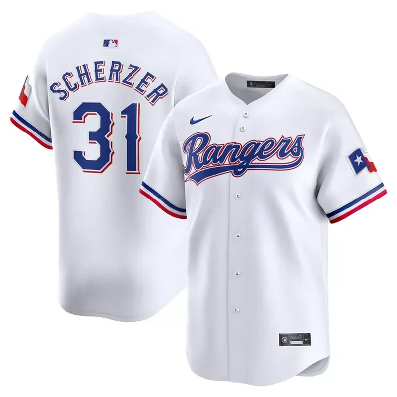 Texas Rangers Alternate Vapor Premier Elite Patch Jersey Royal - Image 5