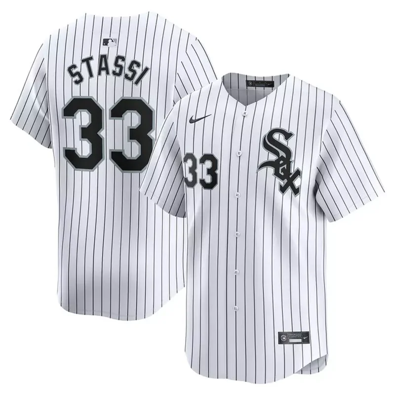Yoán Moncada Chicago White Sox City Connect Player Jersey Black - Image 3
