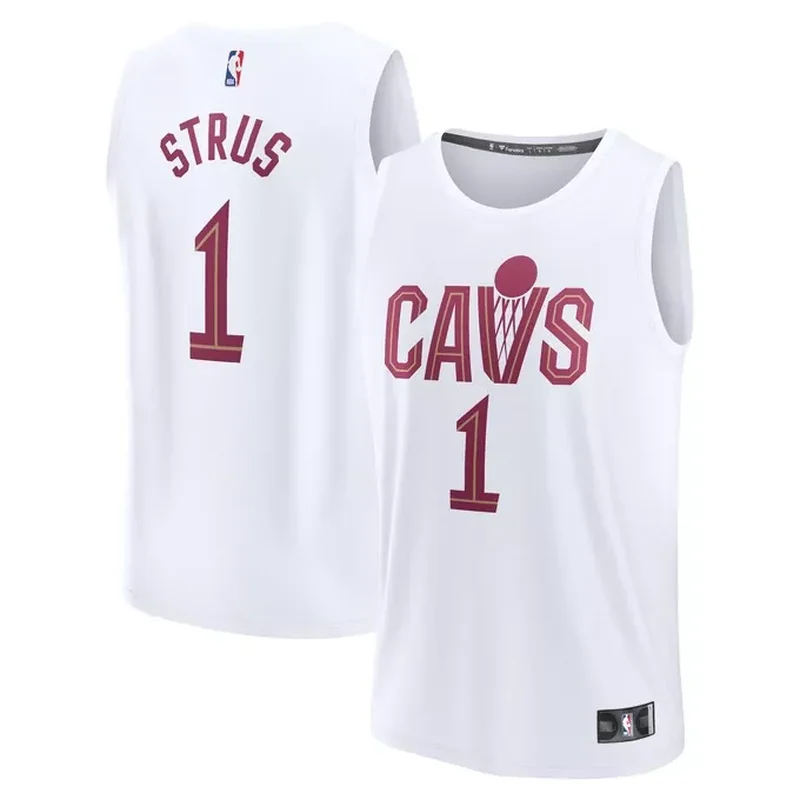 Cleveland Cavaliers Fast Break Custom Jersey Wine Icon Edition - Image 2