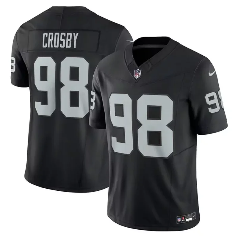 Maxx Crosby Las Vegas Raiders Vapor Fuse Jersey Black