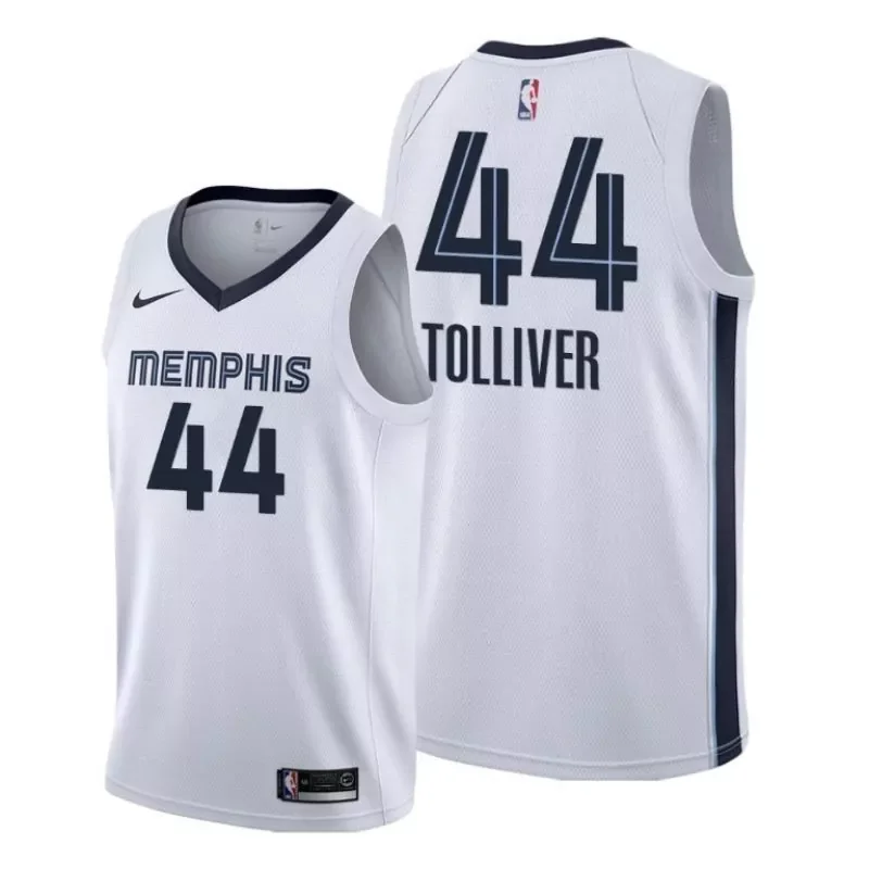 Memphis Grizzlies Anthony Tolliver #44 2020 NBA New Arrival White Jersey