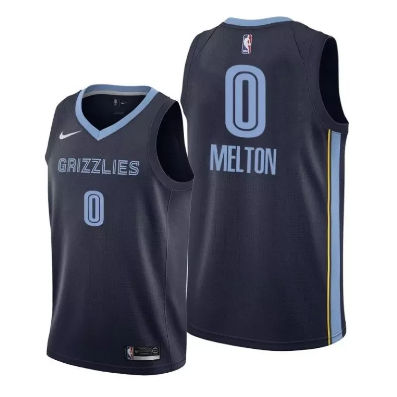 Memphis Grizzlies Deanthony Melton #0 2020 NBA New Arrival Black Jersey - Image 2