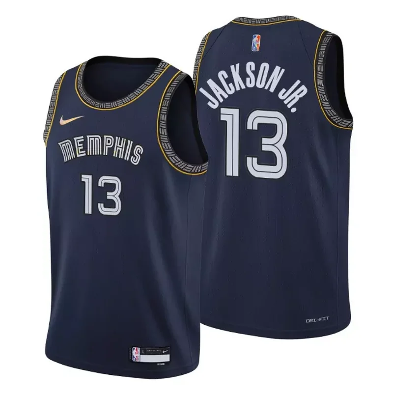 Memphis Grizzlies Deanthony Melton 0 NBA Basketball Team City Navy Jersey Memphis Fans - Image 5