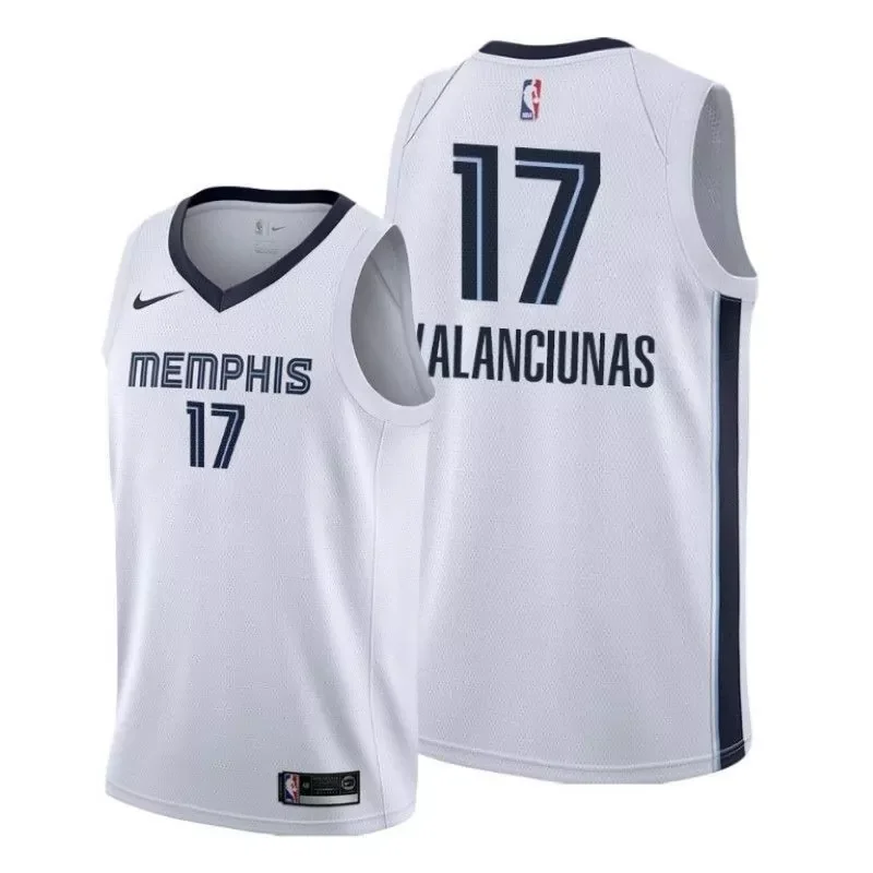 Memphis Grizzlies Jonas Valanciunas #17 NBA 2020 New Arrival White Jersey