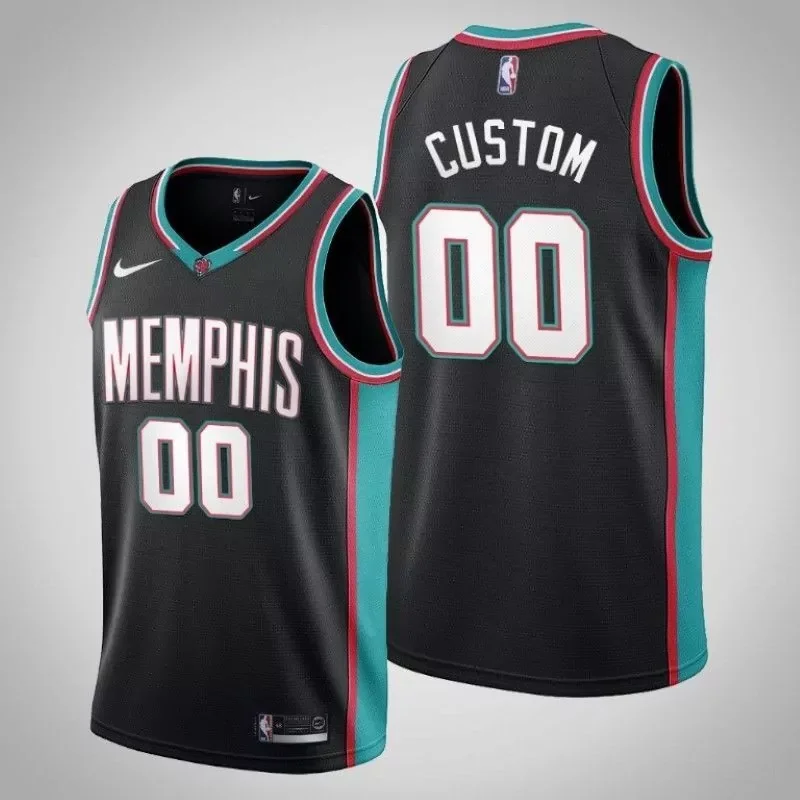 Memphis Grizzlies NBA 2020 New Arrival Personalized Name Black Jersey