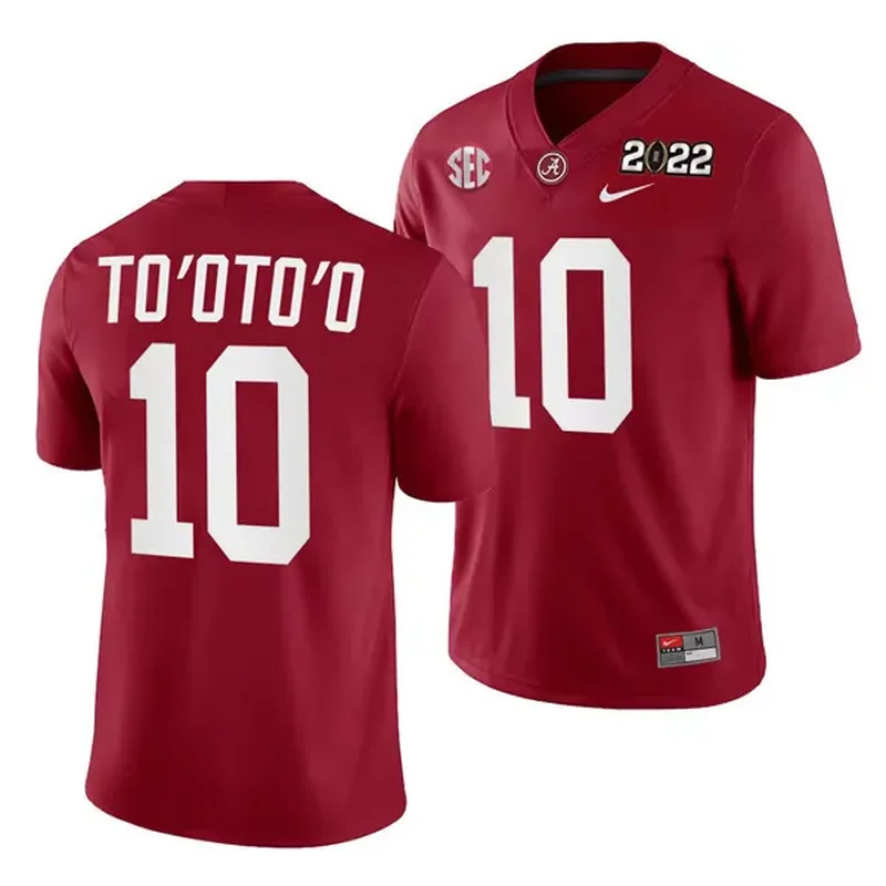 Men's Alabama Crimson Tide #1 Jameson Williams 2022 Patch White College Football Stitched Jersey - Image 2