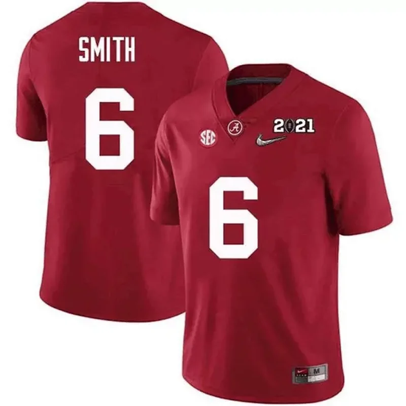 Men's Alabama Crimson Tide #29 Minkah Fitzpatrick Red Stitched Jersey - Image 5