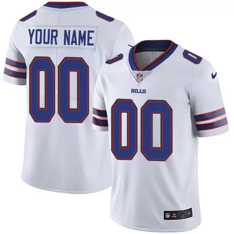 Men's Buffalo Bills #17 Josh Allen Red Stitched Rush Jersey - Image 5