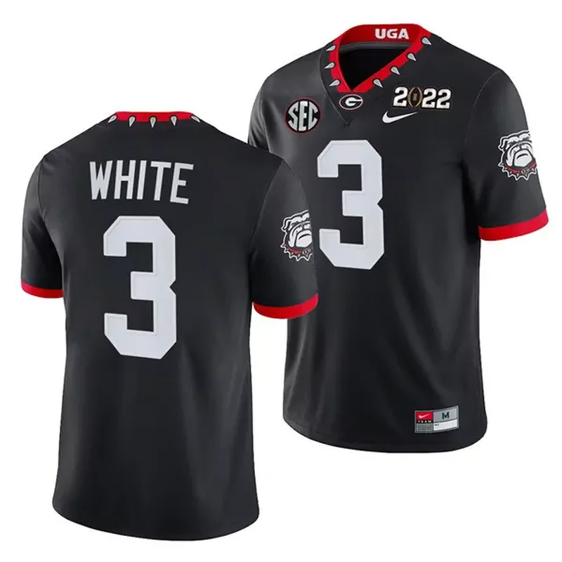 Men's Georgia Bulldogs #29 Christopher Smith 2022 Patch Red College Football Stitched Jersey - Image 5