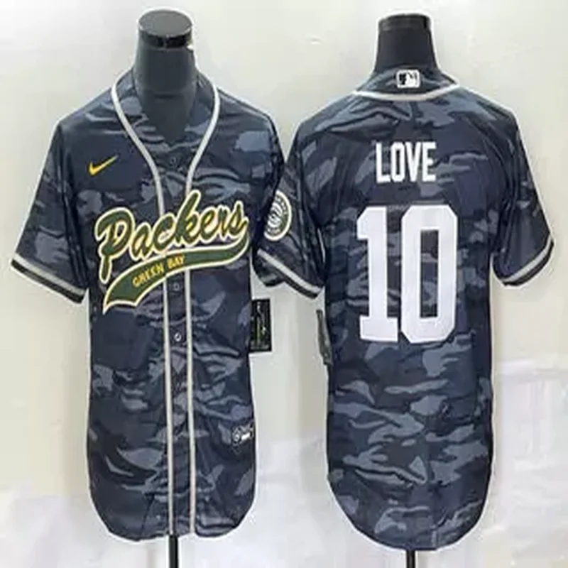 Men's Green Bay Packers #10 Jordan Love Green/White 2023 F.U.S.E. Home Patch Vapor Untouchable Stitched Jersey - Image 2