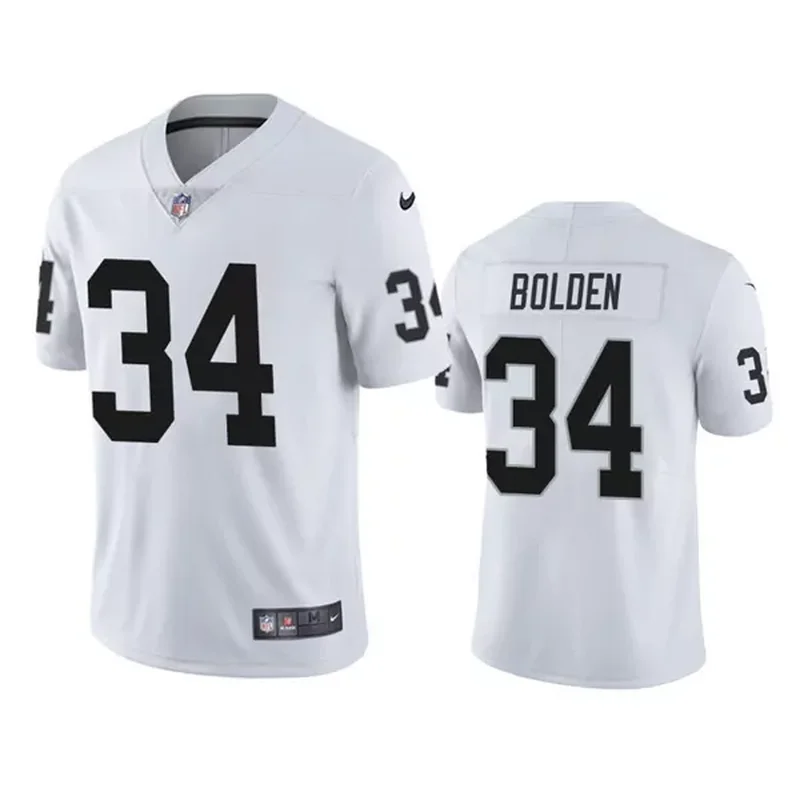 Men's Las Vegas Raiders #34 Bo Jackson White 2020 Inaugural Season With C Patch Vapor Stitched Jersey - Image 3