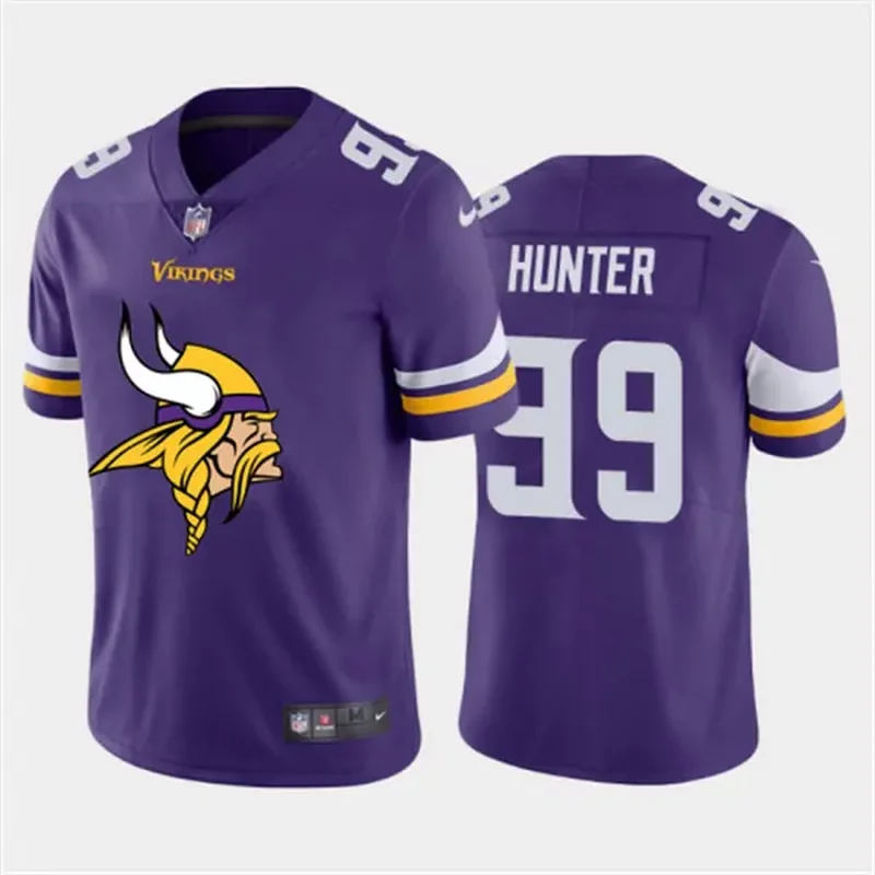 Mens Minnesota Vikings #8 Kirk Cousins Purple 2020 Team Big Logo Stitched NFL Jersey - Image 2