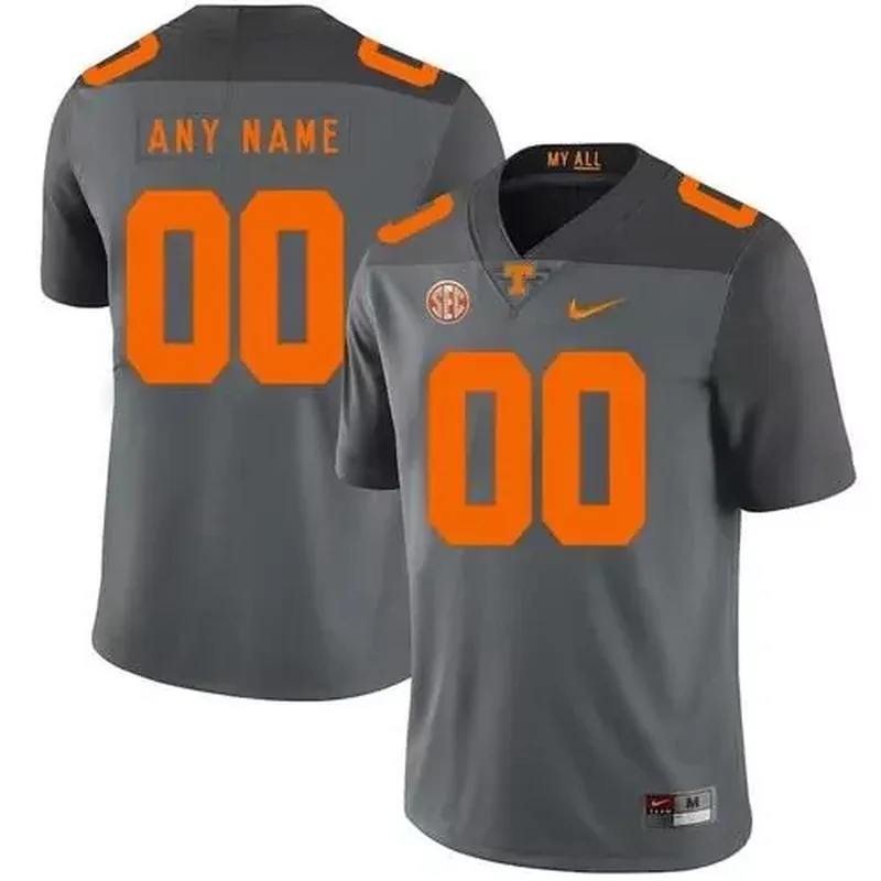 Men's Tennessee Volunteers Custom White Stitched Game Jersey - Image 3