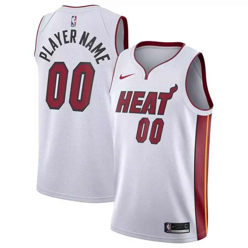 Alonzo Mourning Miami Heat Classics 2005/06 Split Jersey Black/Red - Image 3