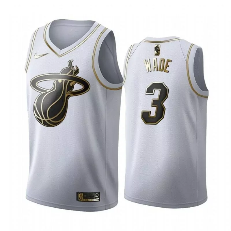 miami heat #3 dwyane wade 3 Platinum Edition Basketball jersey