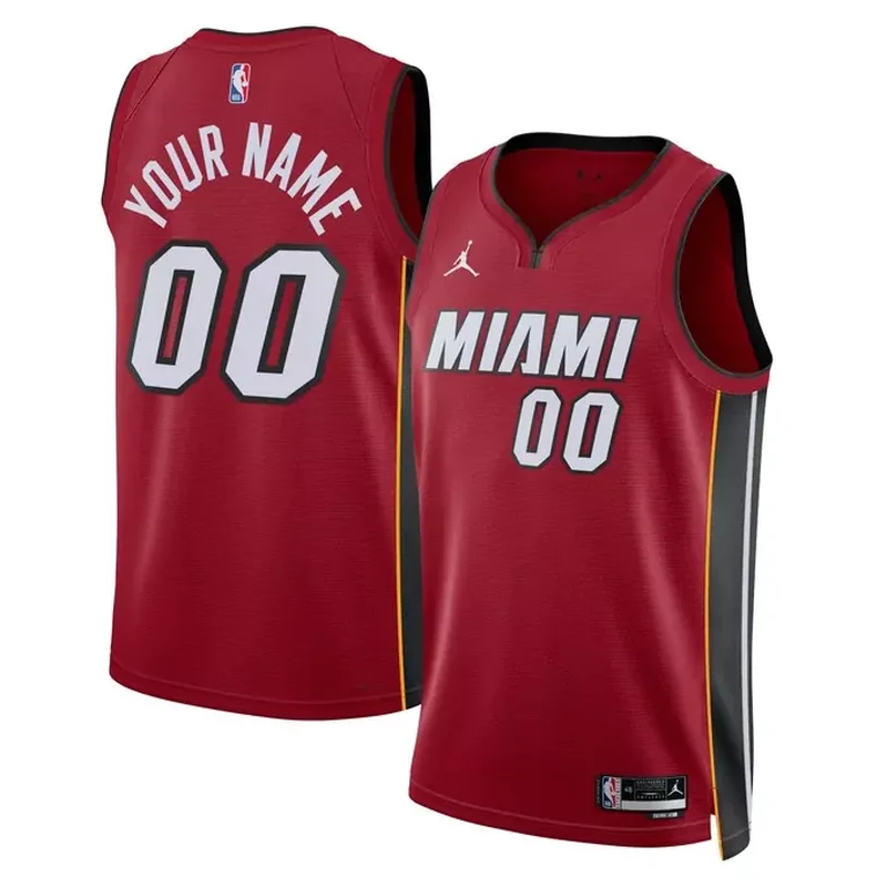 Miami Heat Fast Break Custom Jersey Association Edition White - Image 2